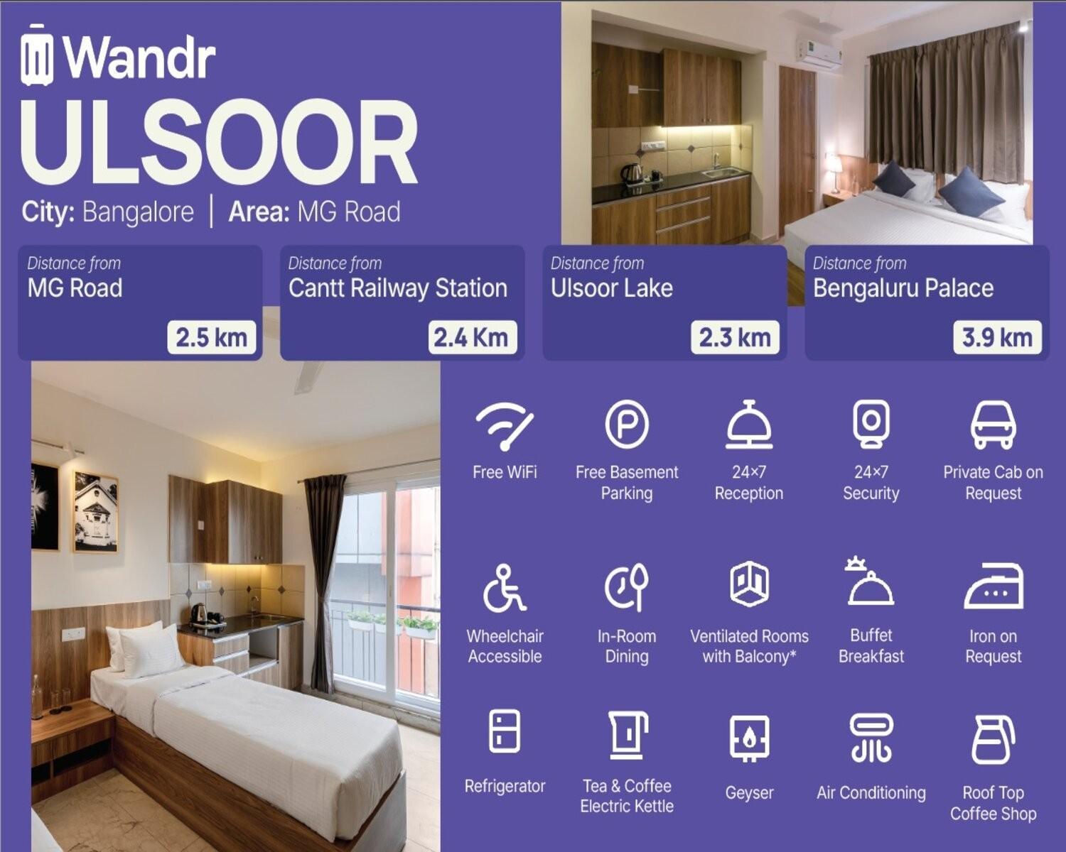 Wandr Hotel- Near Mg Road Bangalore Bagian luar foto